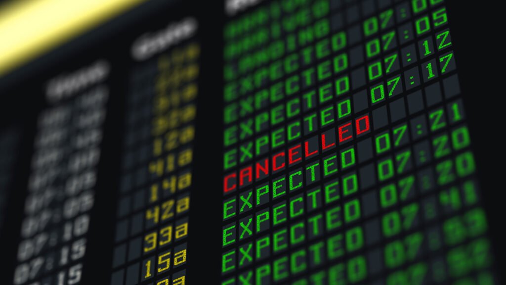 What To Do When Your Flight is Cancelled or Delayed