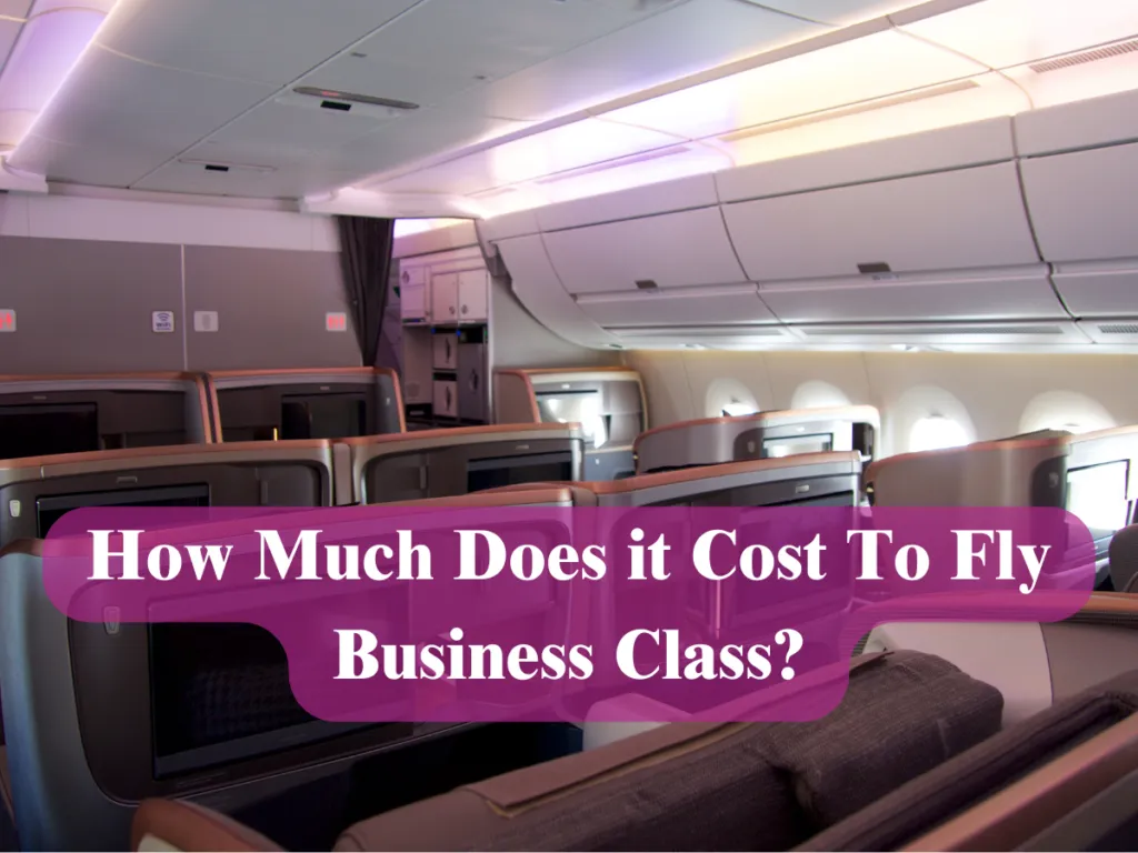 How much it costs to fly business class on major airlines