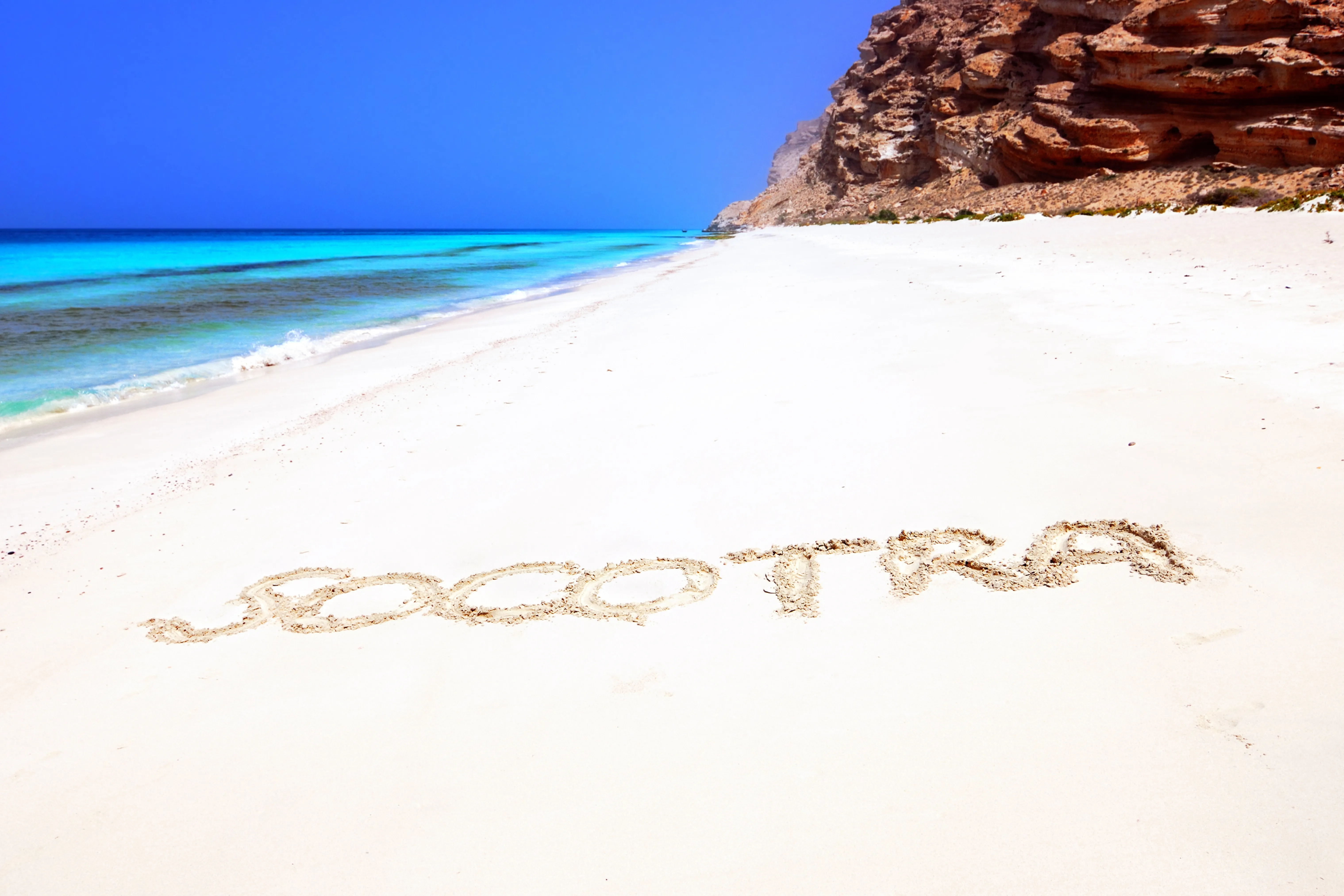 The Socotra Island landscape in Yemen